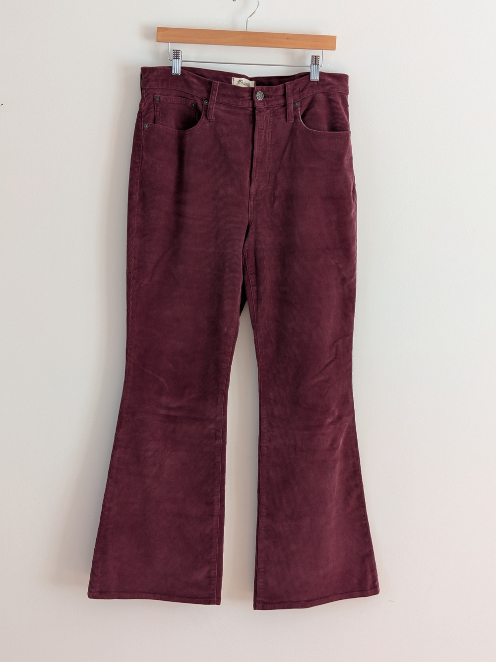 Madewell The Perfect Vintage Flare Jeans Corduroy